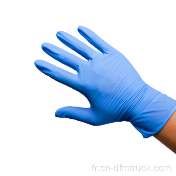 Gants médicaux jetables en nitrile sans poudre